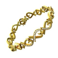 Tiffany & Co. Paloma Picasso Diamond Gold Bracelet