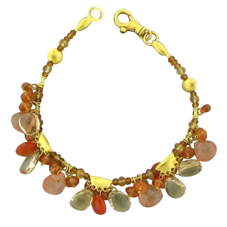 Gurhan Multi Gemstone Gold Bracelet