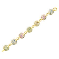 Pomellato Sabbia Gold Diamond Sapphire Bracelet