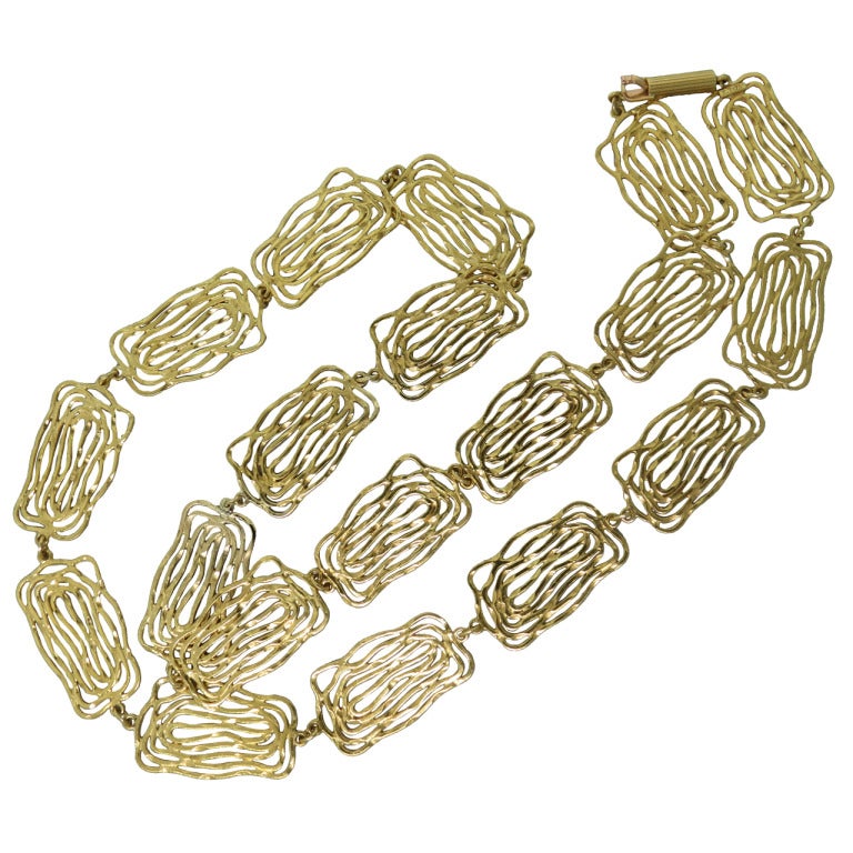 1970s Zolotas Gold Necklace