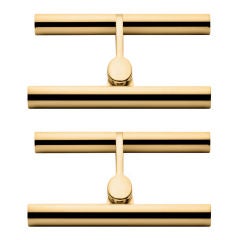Georg Jensen 18kt gold cufflinks No. 848