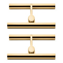 Georg Jensen 18kt gold cufflinks No. 848