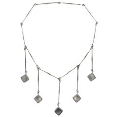 Georg Jensen Danish Modern Necklace No. 123 by Astrid Fog
