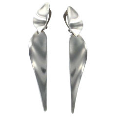 Georg Jensen silver earrings No. 128A
