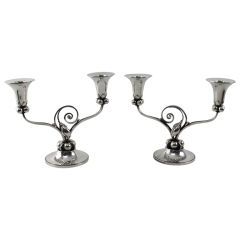 LA PAGLIA Sterling Silver Candelabra No. 121