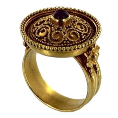 LALAOUNIS Gold and Ruby Ring