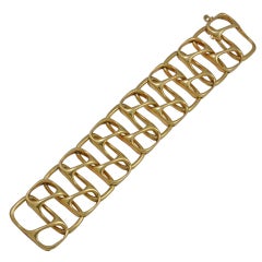 Vintage GEORG JENSEN 18kt Gold Danish Modern Bracelet