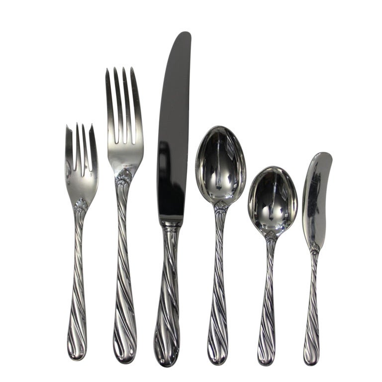 Buccellati 'Torchon' Sterling Silver Flatware