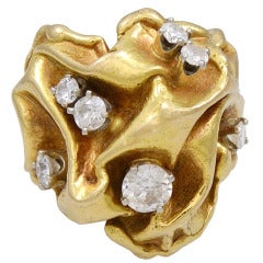 Gilbert Albert Gold and Diamond Ring