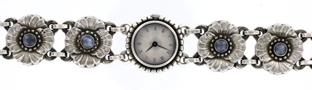 Georg Jensen Lady's Sterling Silver Bracelet Watch