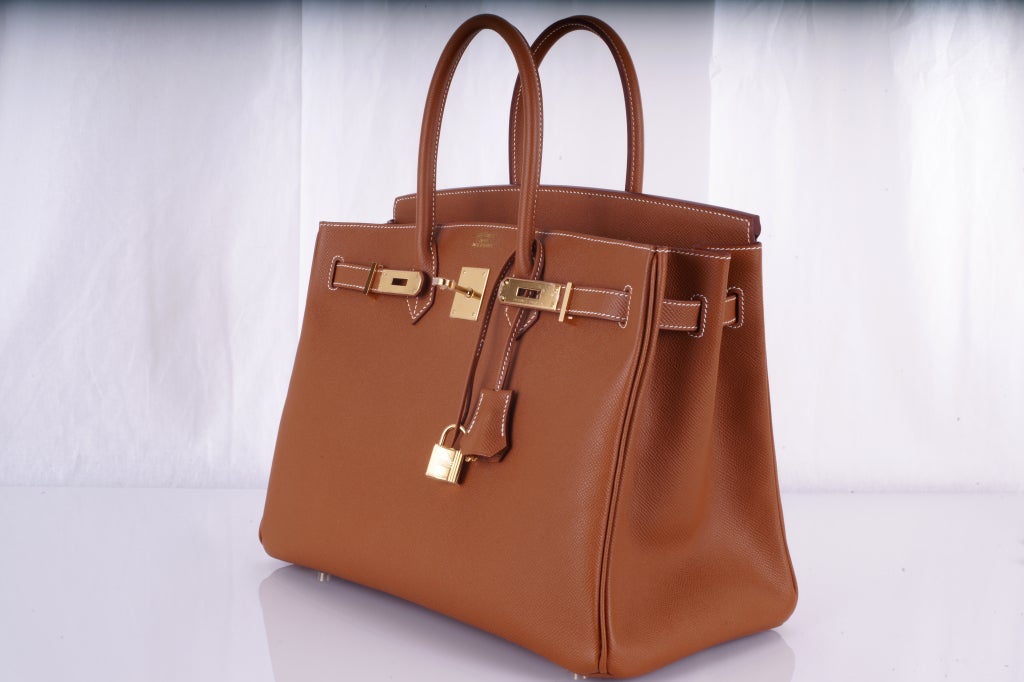 HERMES BIRKIN BAG 35CM GOLD WITH GOLD EPSOM KILLER at 1stdibs  