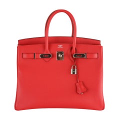 MY FAVE! HERMES BIRKIN BAG 35CM BOUGENVILLE IN EPSOM LEATHER WOW