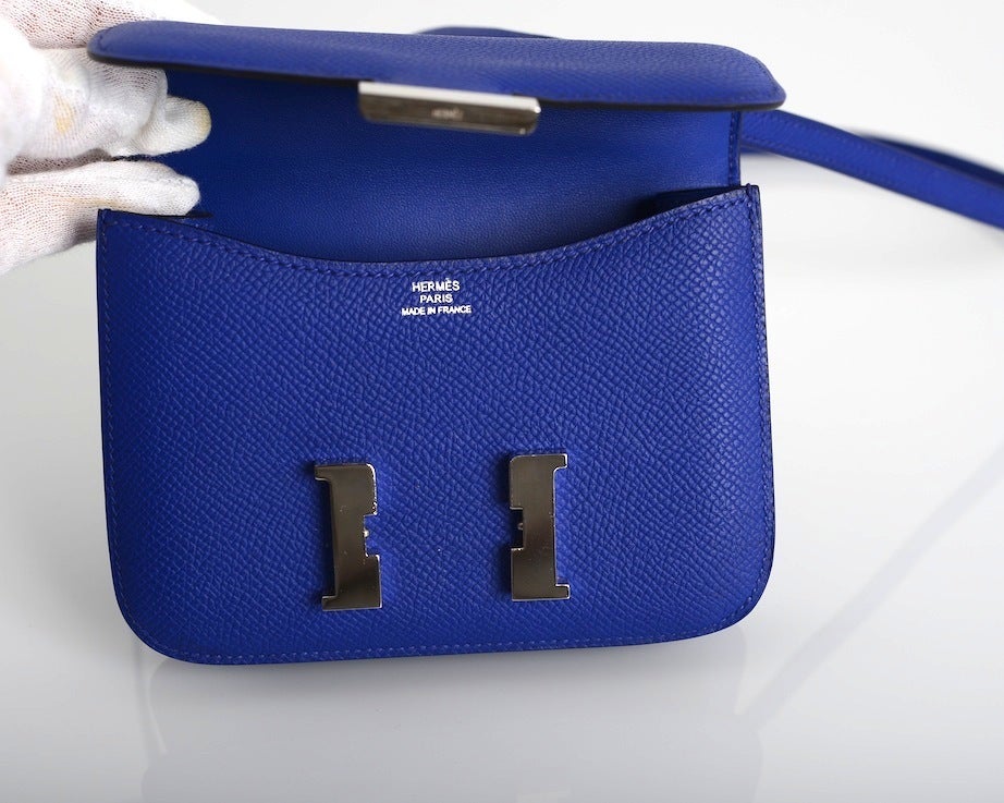 hermes constance electric blue