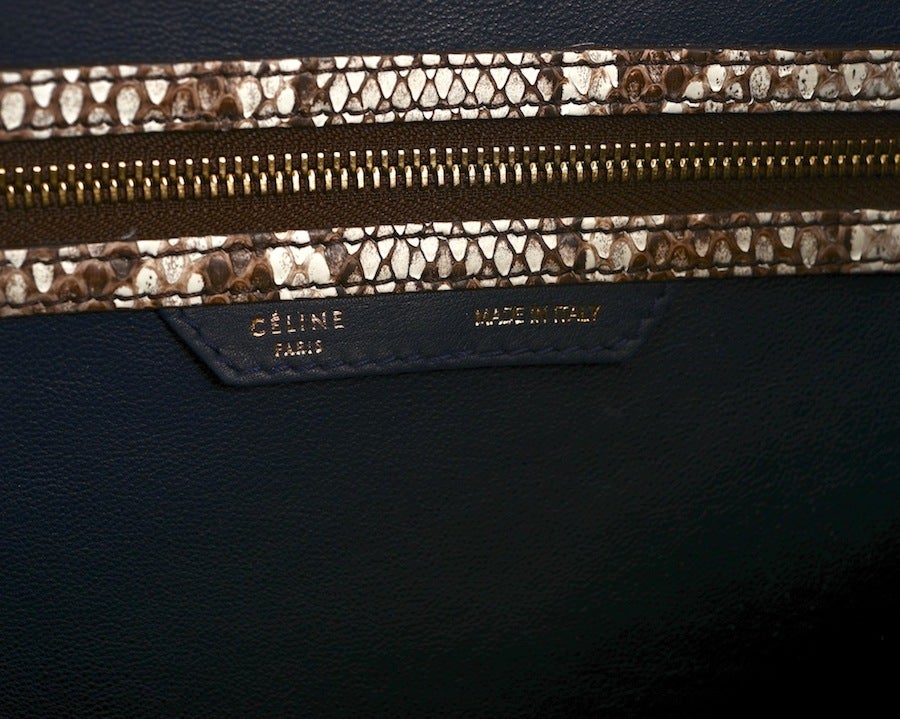 Women's CELINE 2012 PYTHON MINI LUGGAGE SOLD OUT