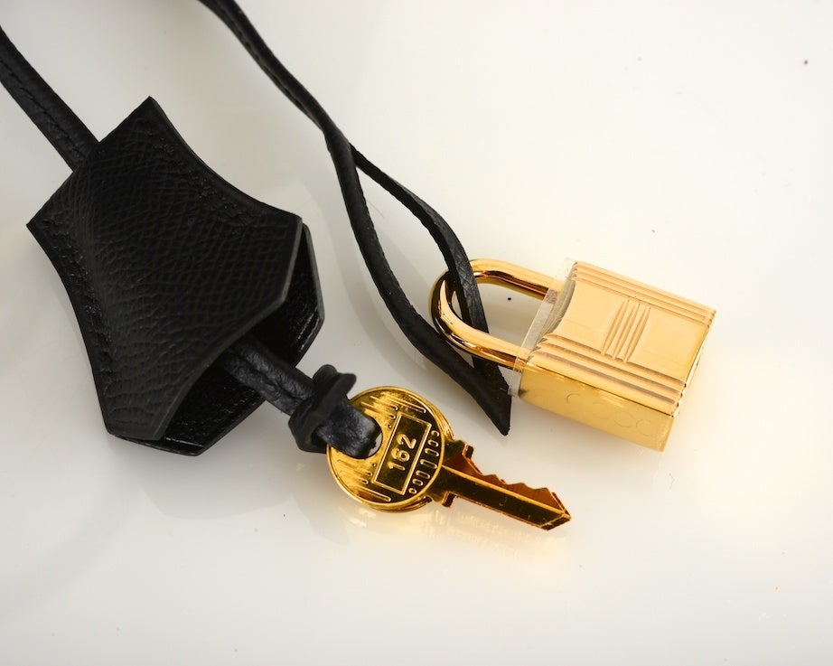 Hermès Birkin 30 Black Epsom With Gold Hardware