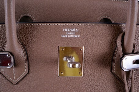 PERFECTION HERMES BIRKIN BAG 40CM GRIS TOURTERELLE PHW TOGO at 1stdibs
