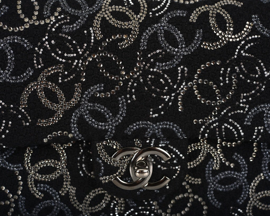 CHANEL CLASSIC RUNWAY BAG LIMITED EDITION W BLING CC 2 DIE!!