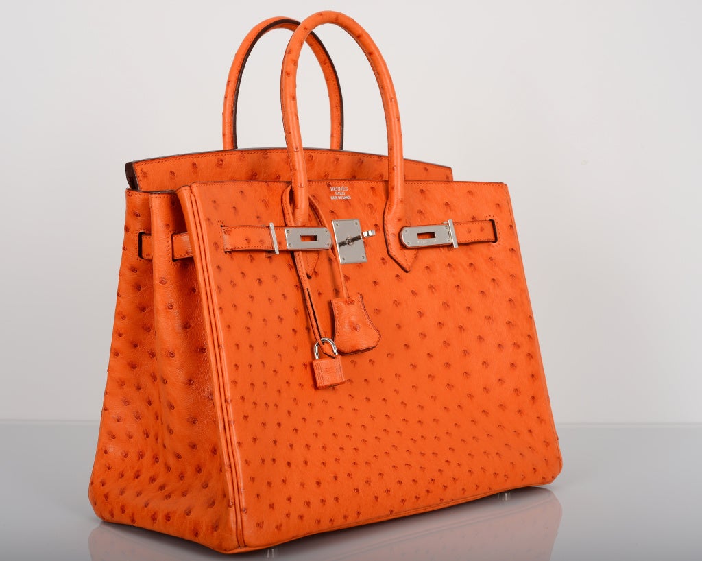 ostrich leather hermes bag