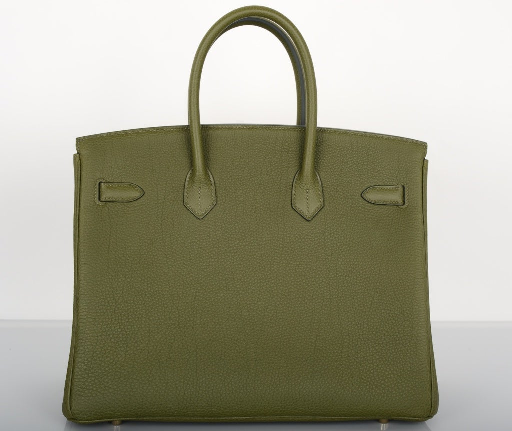 Love This New Color! HERMES BIRKIN BAG 35CM CANOPEE GOLD HW In New Condition In NYC Tri-State/Miami, NY
