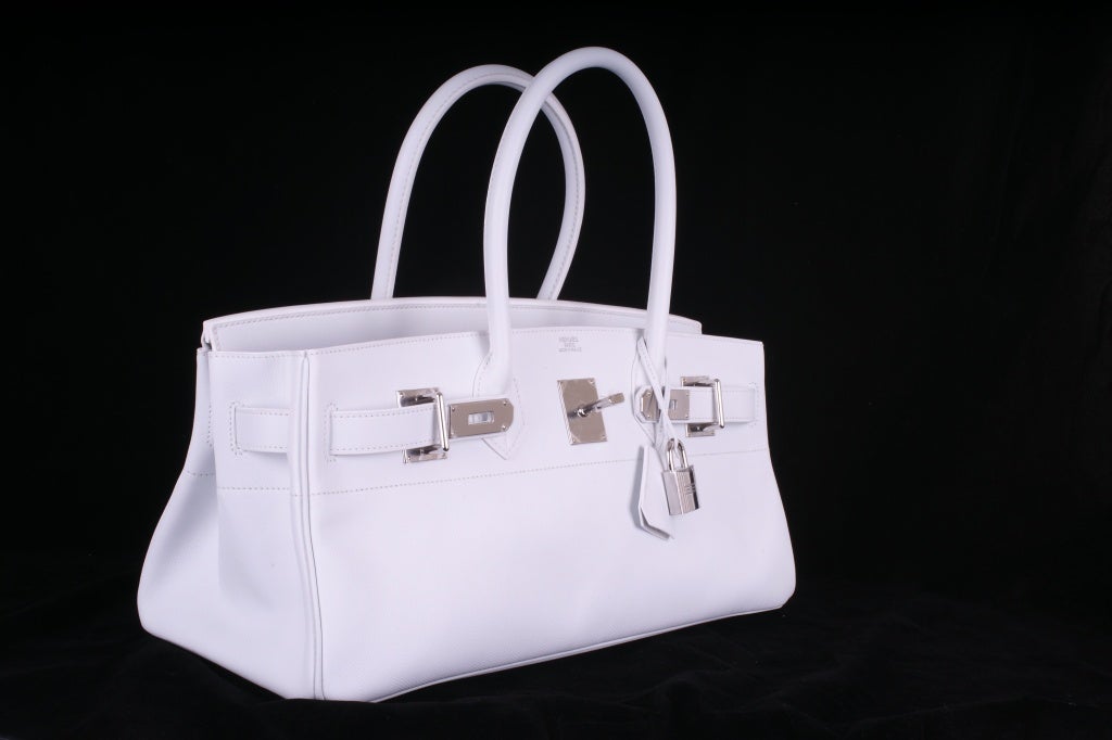 Hermes Birkin Bag Jpg Shoulder White 42Cm Epsom Pl JaneFinds 1