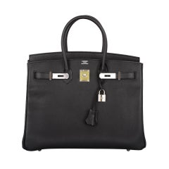 URBAN LEGEND HERMES BIRKIN BAG 35CM BLACK EPSOM WITH PALLADIUM