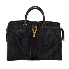 YSL LIMITED EDITION LEOPARD CABAS CHYC STYLE BAG by Yves Saint L