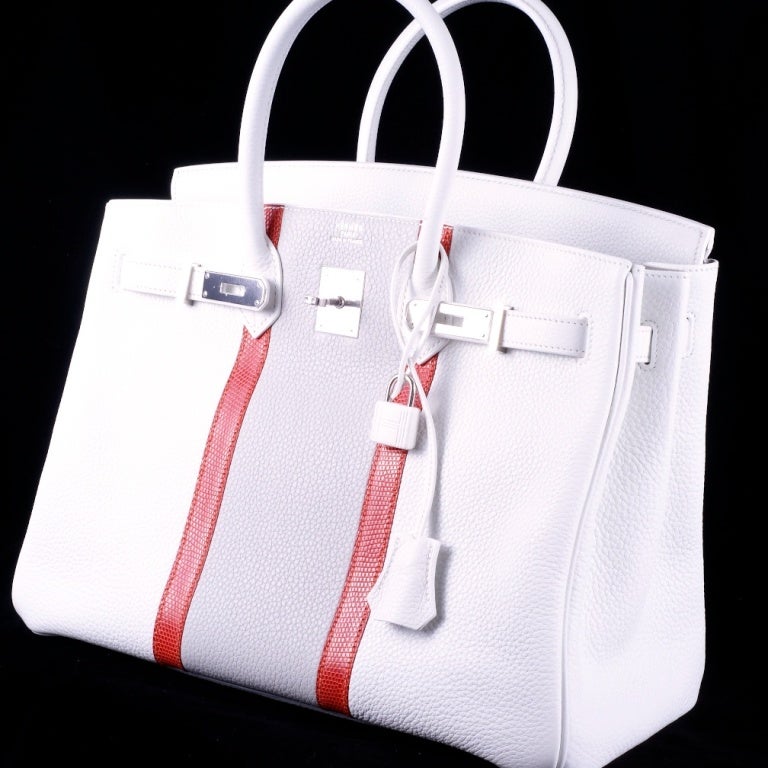 Hermès Birkin-Tasche Weiß Club 35Cm Tri Color! im Zustand „Neu“ in NYC Tri-State/Miami, NY