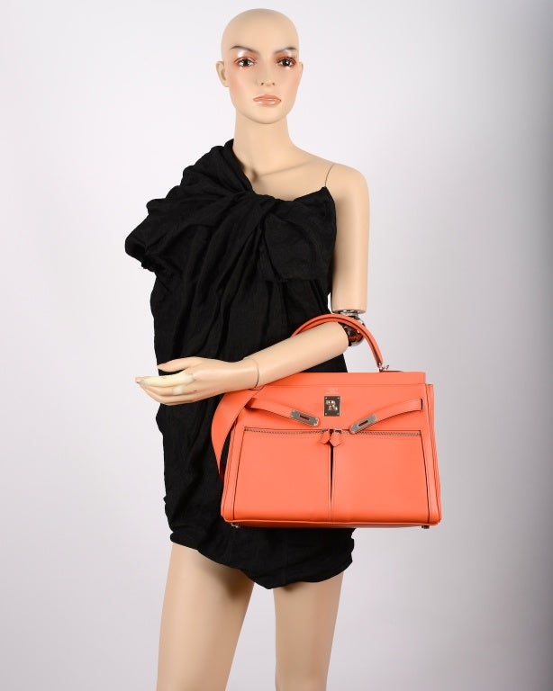 NEW COLOR HERMES KELLY 35CM LAKIS IN ORANGE MANGUE AMAZING! 1