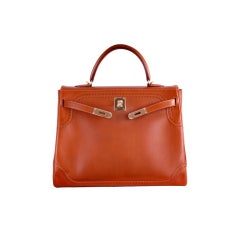 HERMES KELLY GHILLIES BAG FAUVE WITH ROSE GOLD HARDWARE RARE