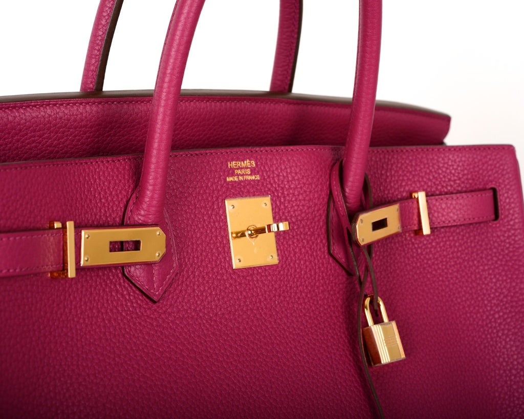 HERMES BIRKIN BAG 40CM TOSCA TOGO GOLD HARDWARE GORG! at 1stdibs  