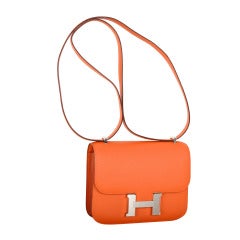 Hermes Constance Bag ~ 18Cm ~ Orange Epsom Insane Phw JaneFinds