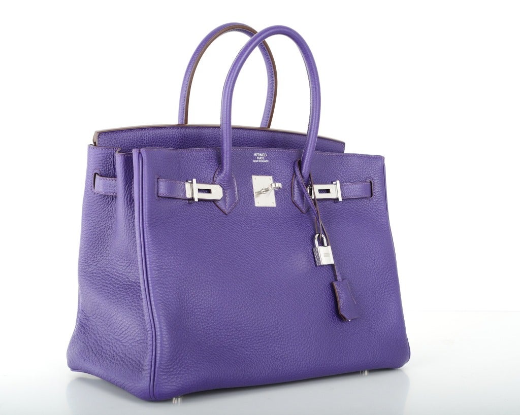 Hermes Birkin Bag 35cm Iris Stunning Togo - Cant Get This! 1