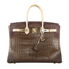 Hermes Limited Edition Incredible 3 Skin "Autumn Grand Marriage" Birkin Bag 35cm