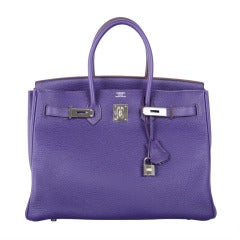 Hermes Birkin Bag 35cm Iris Stunning Togo - Cant Get This!