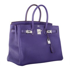 Can't Get This Hermes Birkin Bag 35cm Iris Stunning Togo