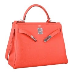 Hermès Sanguine Mini Kelly Twilly Bag Charm For Sale at 1stDibs