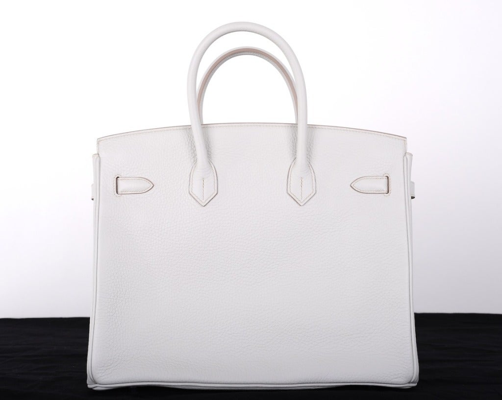 OMG STUNNING!! Hermes Birkin Bag 35cm GRIS PEARLE TOGO PALLADIUM HARDWARE In New Condition In NYC Tri-State/Miami, NY