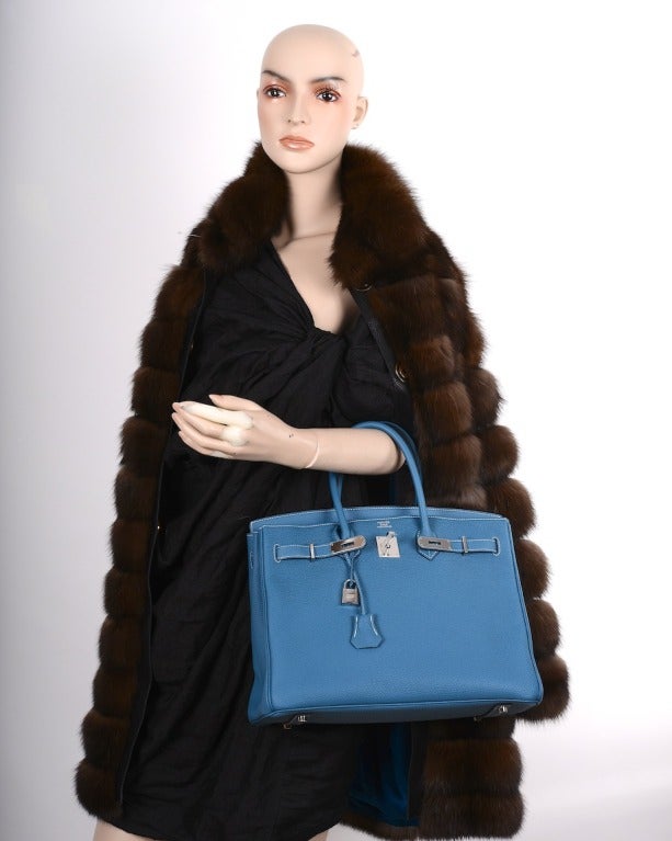 Classic Best Hermes Birkin Bag 35CM Blue Jean Togo Palladium ... Classic Best Hermes Birkin Bag 35CM Blue Jean Togo Palladium ...