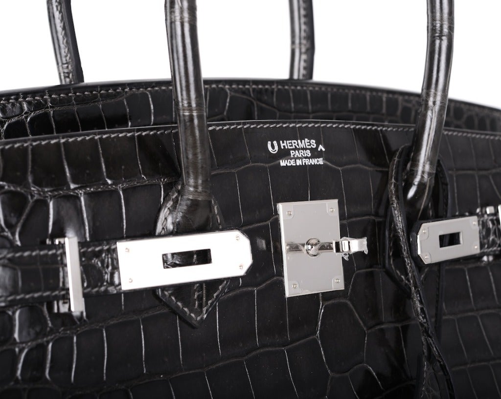 SPECIAL ORDER HSS BI COLOR HERMES BIRKIN BAG 35cm CROCODILE ...  