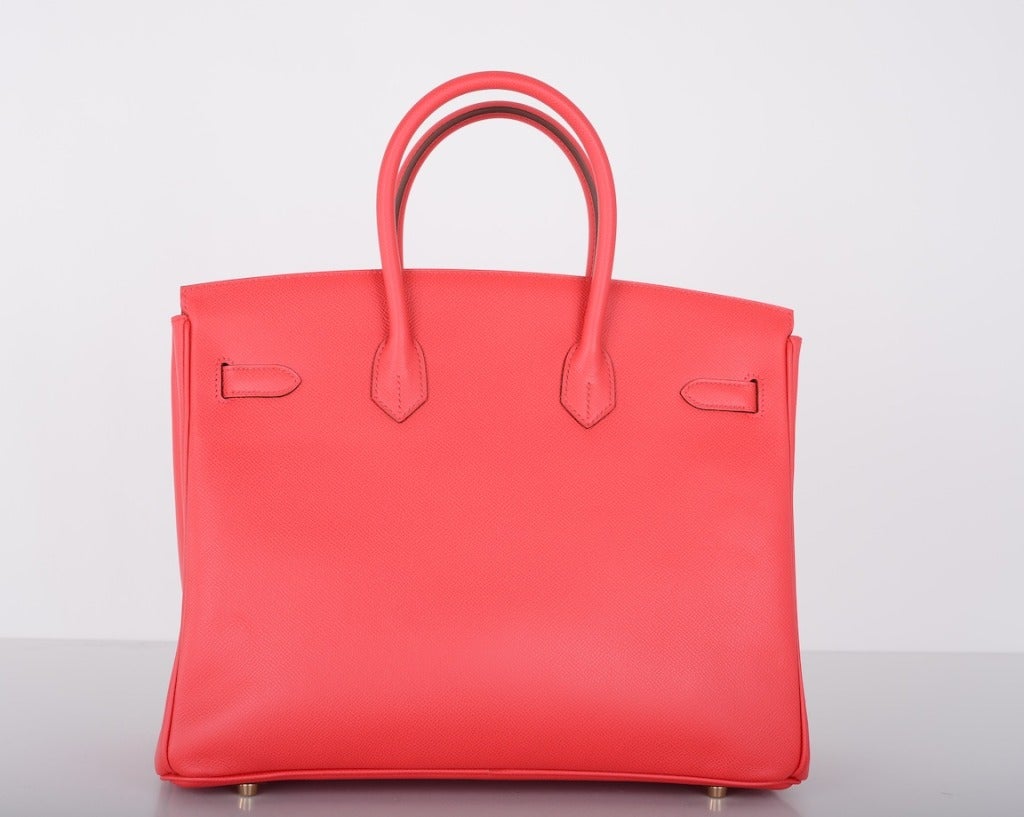 Women's Hermes Birkin Bag 35CM BOUGENVILLE in EPSOM LEATHER GHW! JaneFinds