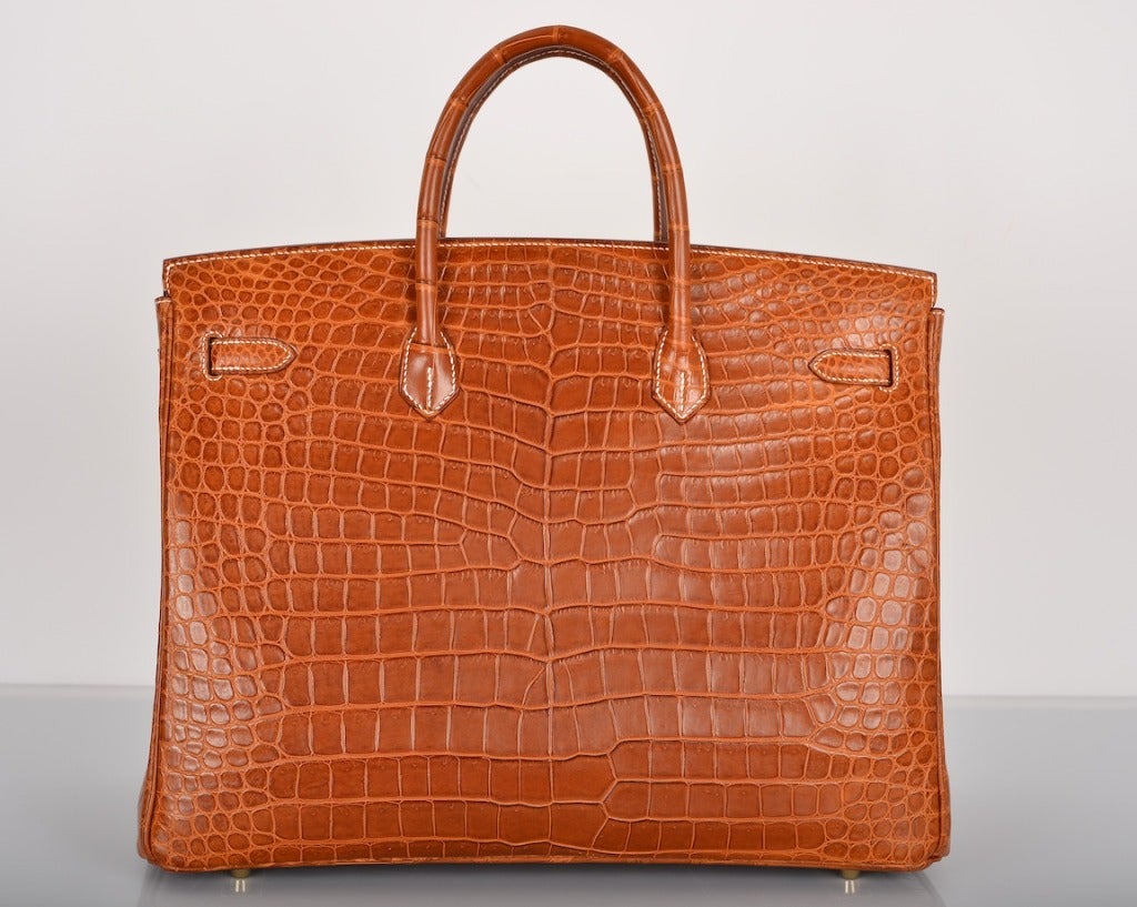 THE MAMA OF ALL HERMES! HERMES BIRKIN BAG 40cm CROCODILE MATTE ...