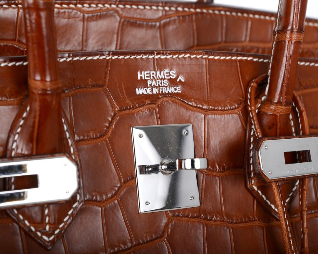 WHAT A FIND! Hermes Birkin Bag 35CM CROCODILE MATTE FAUVE POROSUS ...  