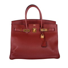 GOT IT! Hermes Birkin Bag 35CM ROUGE H CLASSIC WITH GOLD HARDWARE
