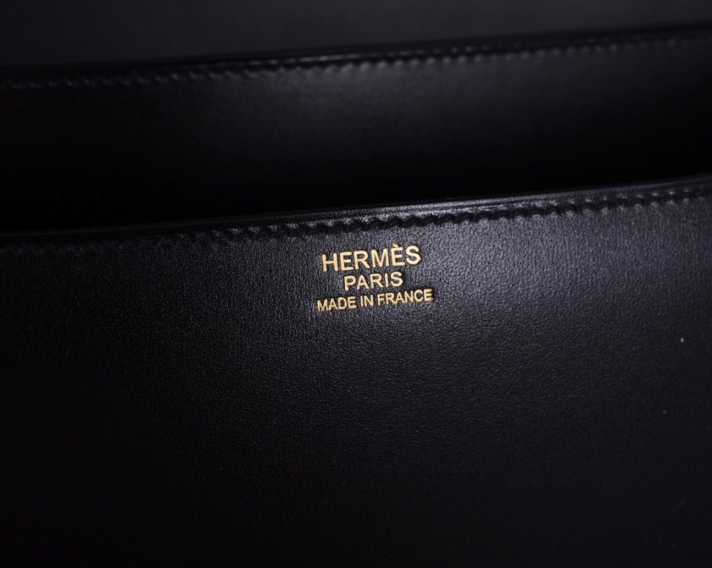 LIMITED EDITION Hermes Constance CARTABLE BLACK WITH GOLD HARDWARE SUPASIZE 1