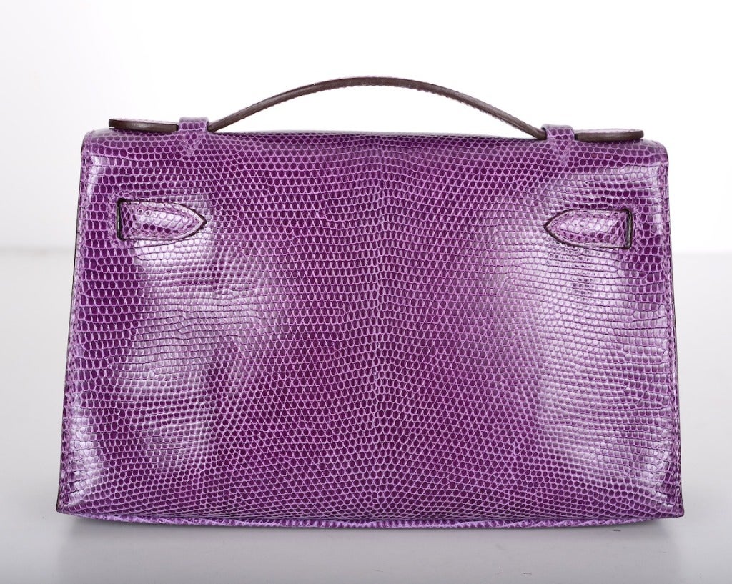 GOT IT! Hermes Limited Kelly Bag Lizard JPG POCHETTE VIOLET ...