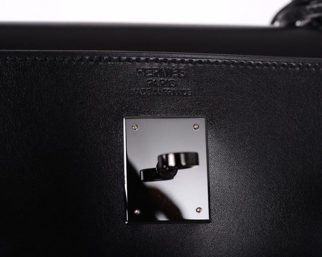 CELEBS FAVE LIMITED PRODUCTION HERMES KELLY SO BLACK BOX KELLY 35cm 6