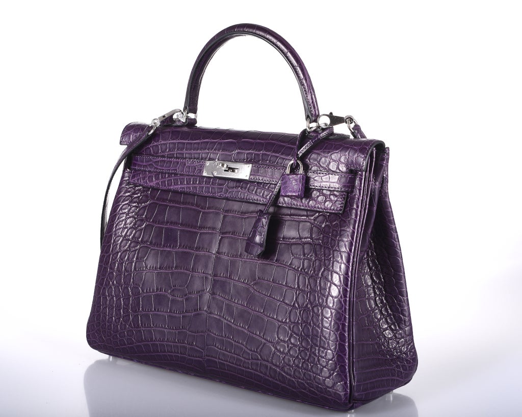 amethyst kelly bag