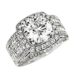 Round Brilliant Cut Engagement Ring "Gabriella" 7