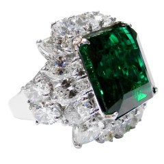Absolutely Magnificent Natural Beryl Emerald Ring 7