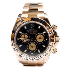 ROLEX Pink Gold Cosmograph Daytona Automatic Chronograph Wristwatch